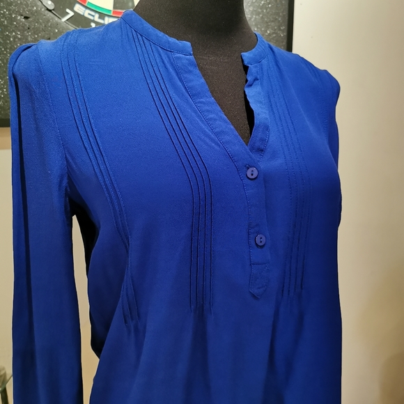 Ba&sh Popover Top Royal Blue - Picture 3 of 10